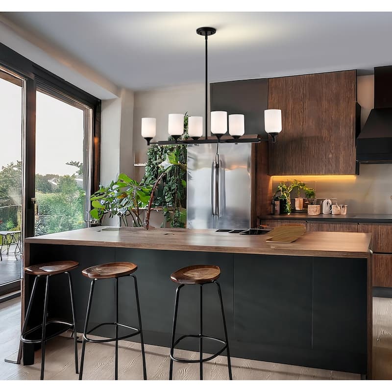 Nuvo Lighting 60/8649 Solara 6 Light 40" Wide Linear Pendant