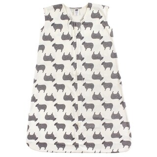 Hudson Baby Infant Cotton Sleeveless Wearable Sleeping Bag, Sack, Blanket, Sheep