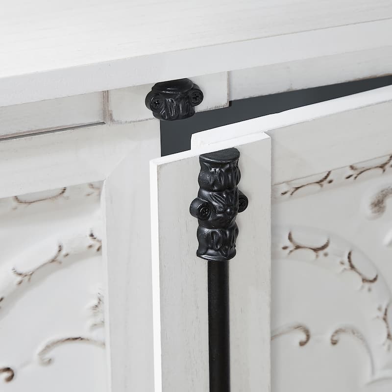 Art Leon Retro and Romantic Floral Cabinet