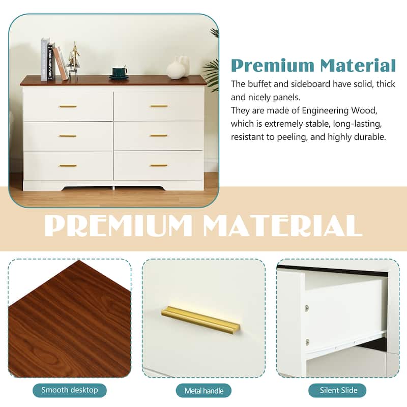 Drawer Dresser cabinet,for Dining Room,Living Room,KitchenHallway