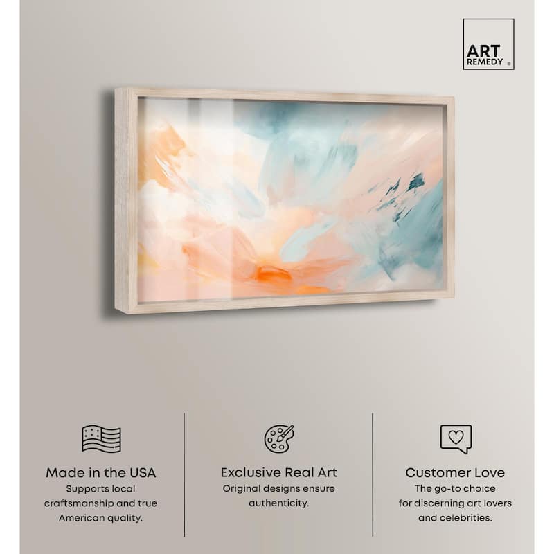 Sunrise Palette I Shadowbox by Art Remedy