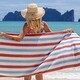 preview thumbnail 18 of 30, Arkwright Oversized Beach Towels (30x70, 4-Pack), Striped Pool Towel - 30 x 70 Inch