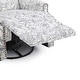 preview thumbnail 27 of 139, 29'' W Pattern Swivel Manual Push Back Recliner Chair Set of 2
