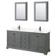 Option Dark Gray, Black Trim, Giotto Quartz Top