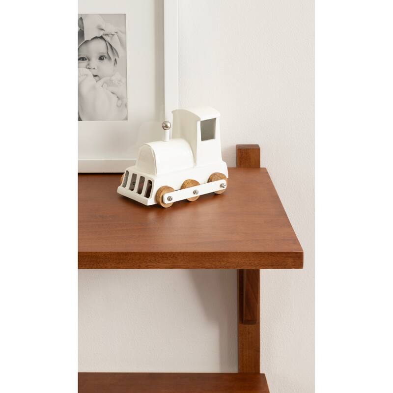 Kate and Laurel Meridien Floating Side Table Wood
