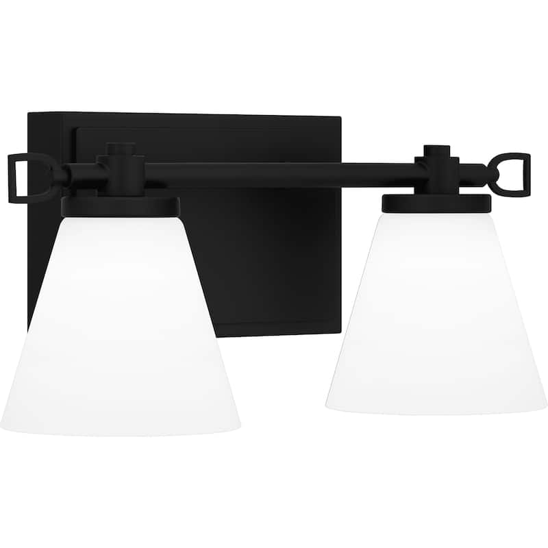 Daniels Integrated LED Matte Black Vanity Light