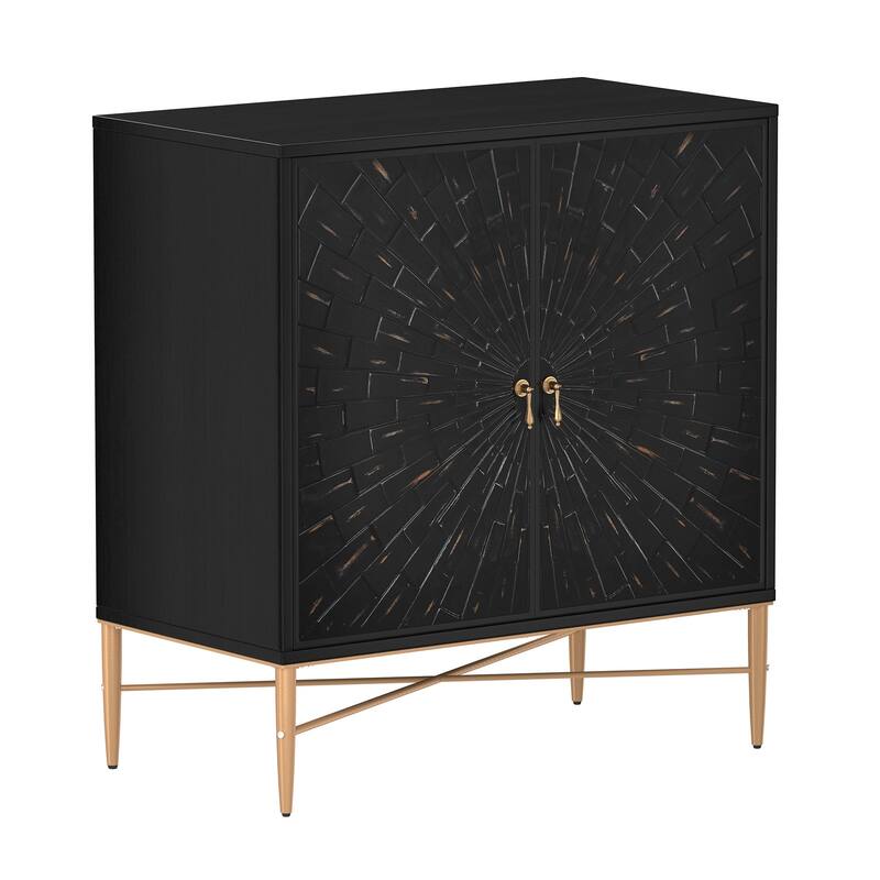 2 Door Vintage Accent Cabinet