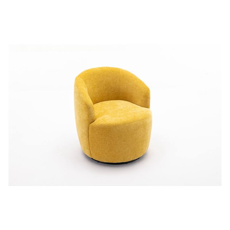 Fabric Swivel Accent Barrel Chair
