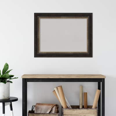 Varied Black Framed Grey Corkboard Bulletin Board