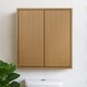 preview thumbnail 40 of 49, Teamson Home 22 in Wooden Bathroom Wall Cabinet, Wood Organizer for Bathroom, Kitchen, Laundry, Space Saving Furniture