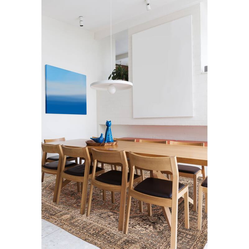 ECARPETGALLERY Hand-knotted Antalya Vintage Brown Wool Rug - 9'1 x 12'6