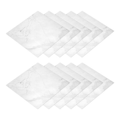 Peel and Stick Floor Tile, 10Pcs Shiny Crystal for Kitchen Bedrooms