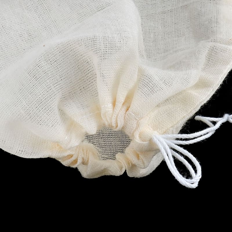 Cloth Empty Spice Powder Soup Filter Bag 16cm x 13cm 10 Pcs Beige - 6.3" x 5"(L*W)