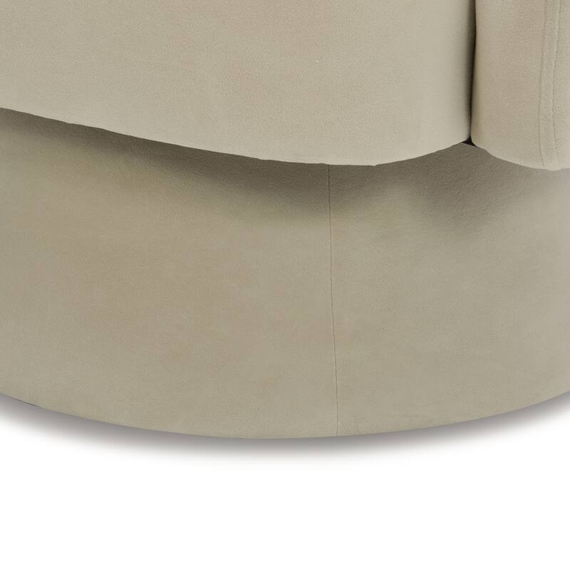 Spruce & Spring Jamie Swivel Fabric Accent Chair