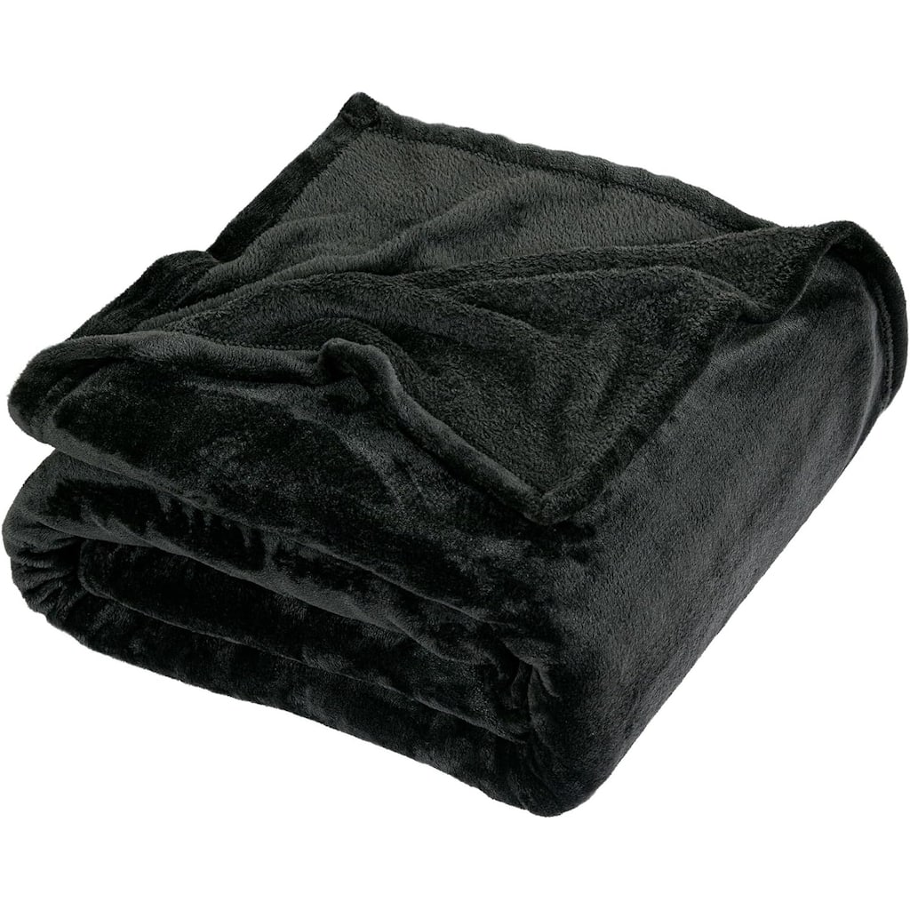 Royale Linens Fleece Throw - Bed Blanket