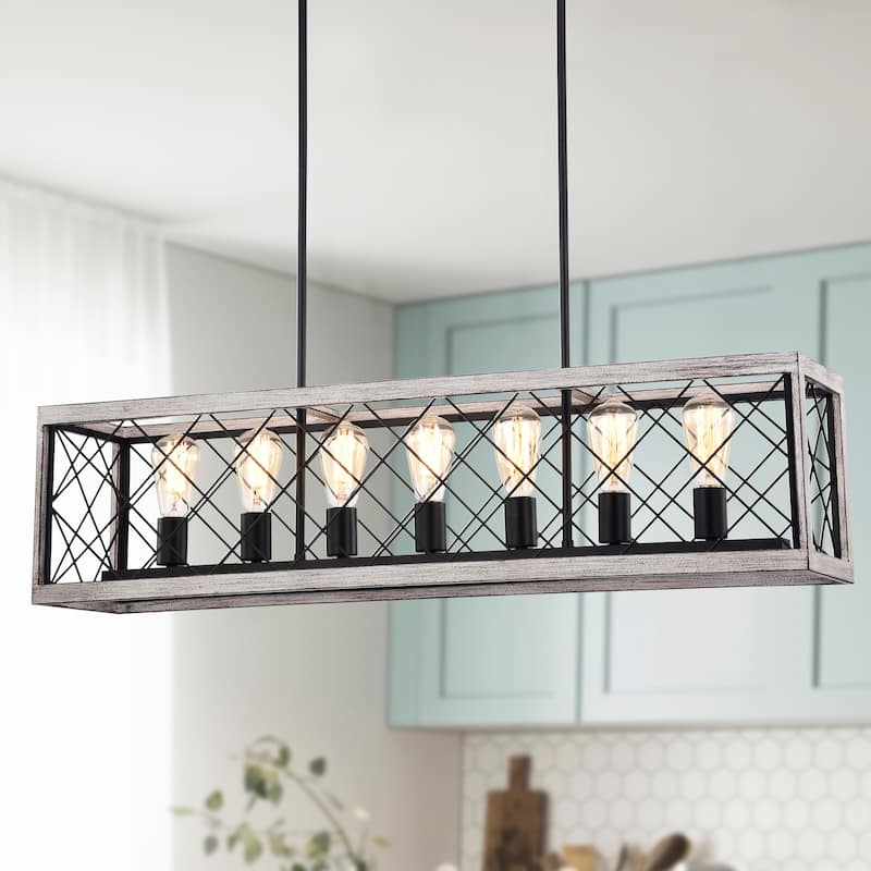 Twinkle 40 Inch Farmhouse Kitchen Island Pendant Ceiling Light