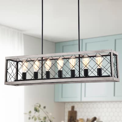 Twinkle 40 Inch Farmhouse Kitchen Island Pendant Ceiling Light