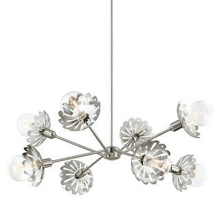 Mitzi by Hudson Valley Lighting Alyssa 8-light Polished Nickel Chandelier