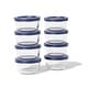 preview thumbnail 10 of 32, Glass Food Storage Containers Set - Round, 1-Cup (8oz) BPA-Free, Microwave & Oven Safe, Airtight Lids