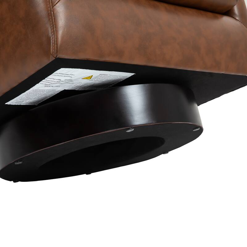 Round Barrel Armchair 360-Degree Swivel Accent Chairs