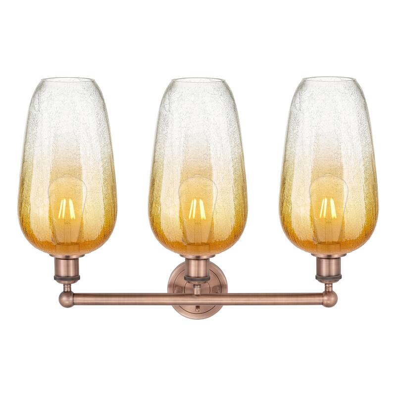 Innovations Lighting Endless Possibilities Edison - Brookhaven Flute - 3 Light 25" Bath Vanity Light