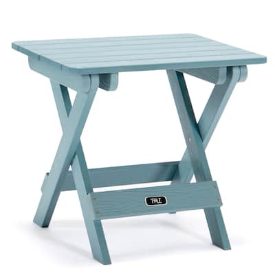 Outdoor Portable Folding Square Table with Fade-Resistant Material