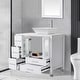 preview thumbnail 82 of 106, 36" Bathroom Vanity with Sink Set Side Cabinet