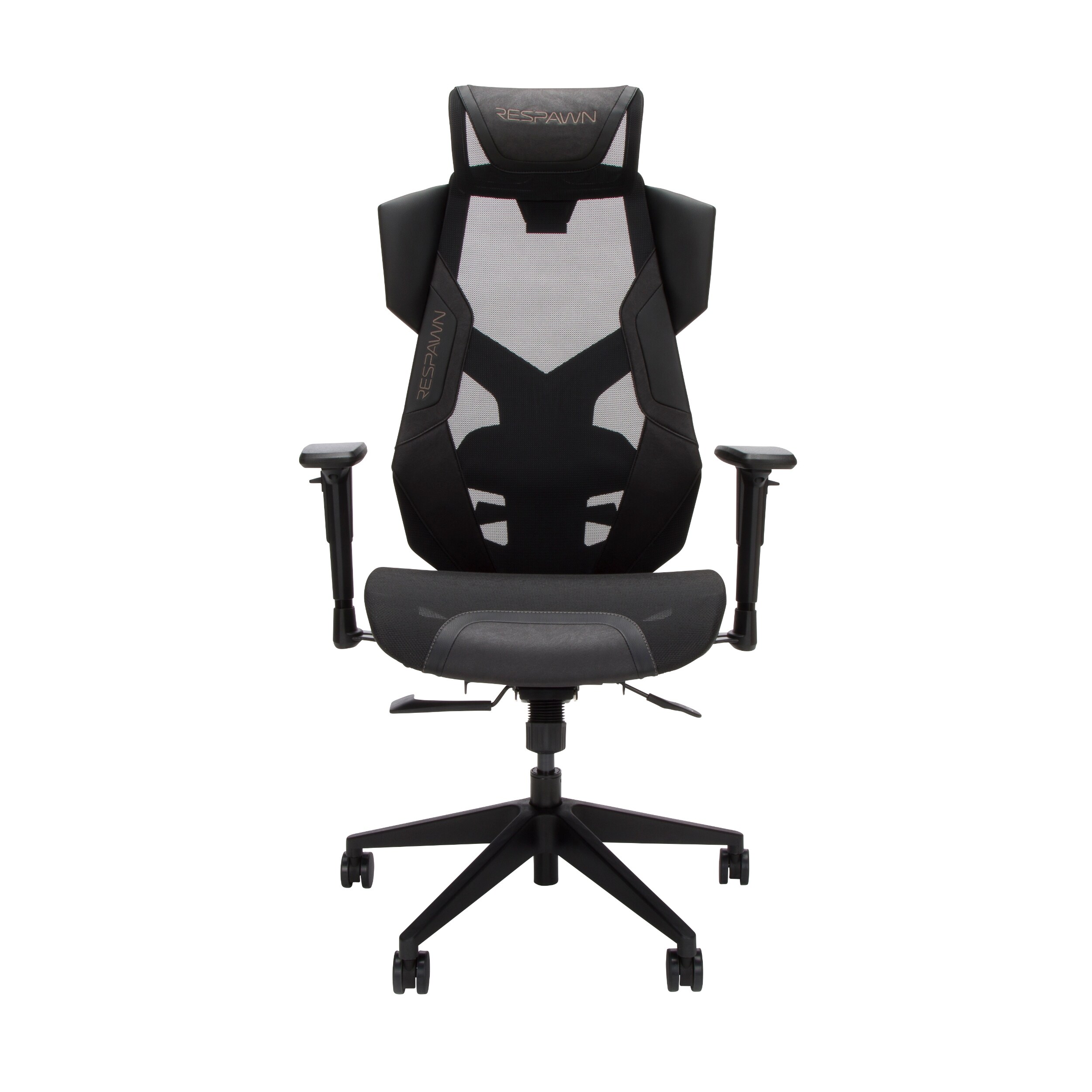 RESPAWN FLEXX Mesh Gaming Chair With Lumbar Support Adjustable Headrest Blue