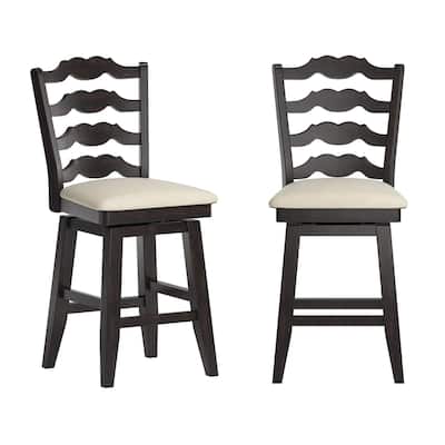 Ronda French Ladder Back Swivel Stool