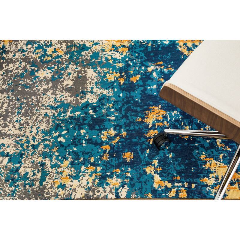 Jani 36"x48" Rug'd Chair Mat-Rug Style Office Chairmat for Carpet & Hard Floors| 0.25" Thick |Non-Slip, Foldable Desk Chair Mat