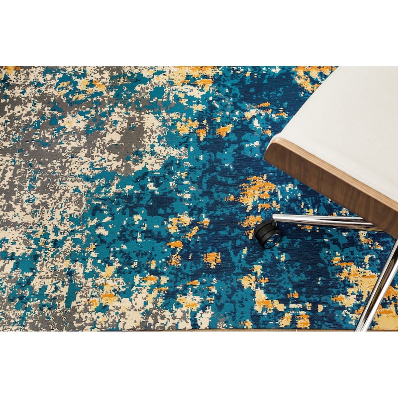 Jani 40"x54" Rug'd Chair Mat-Rug Style Office Chairmat for Carpet & Hard Floors| 0.25" Thick |Non-Slip, Foldable Desk Chair Mat