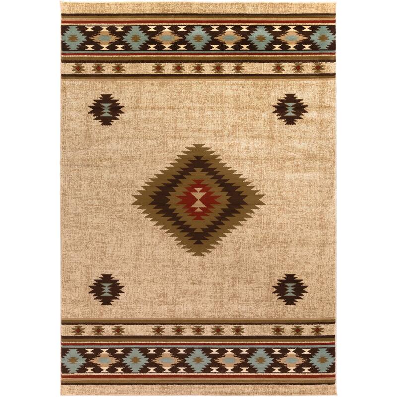 Livabliss Nurzhan Southwestern Area Rug