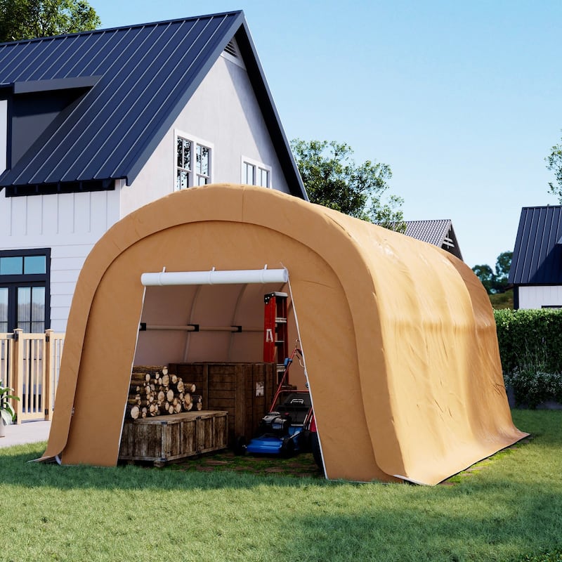SUNBURY Heavy-Duty Carport,Portable Outdoor Canopy Garage - Khai-13'x20'