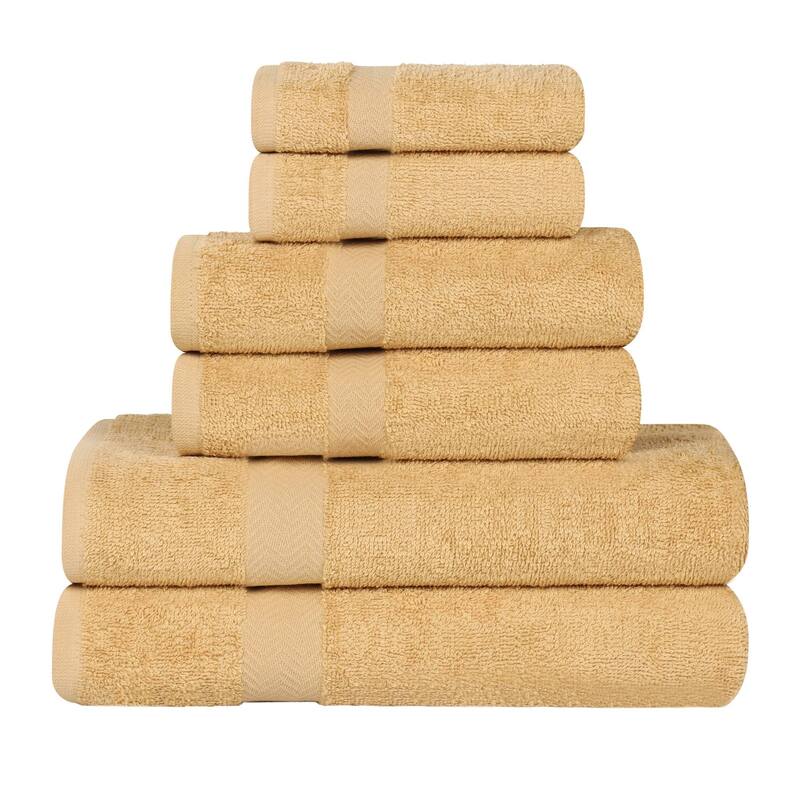 Superior Franklin Cotton Lightweight 6-Piece Assorted Towel Set