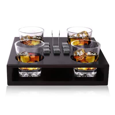 Bezrat Old Fashioned Whiskey Glasses Set