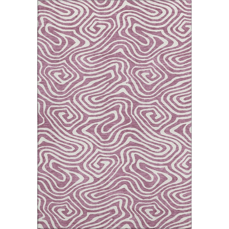 Premium Washable Super Soft Modern Maze Mayfield Rug