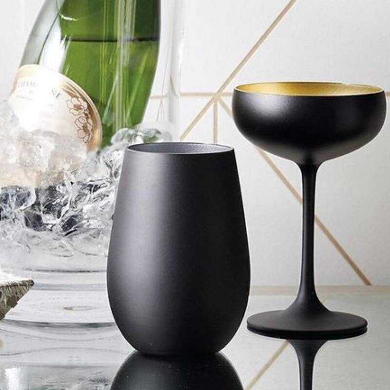 Stolzle Lausitz Set of 6 Olympia Champagne Coupe Glasses