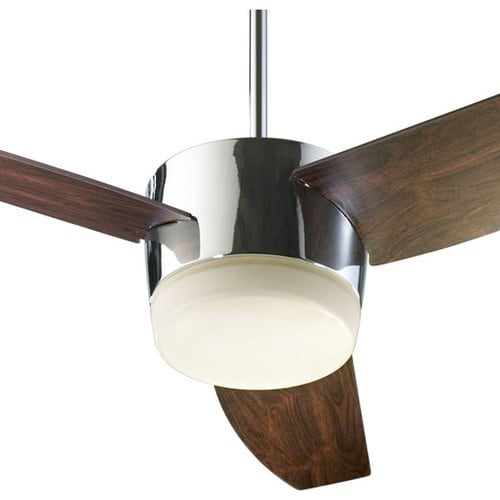 Quorum International 20543 Trimark 54 3 Blade Hanging Indoor Ceiling Fan With Reversible Motor Blades And Light Kit