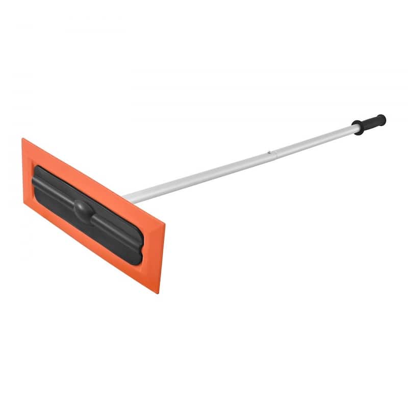 Lightweight Roof Snow Rake 17.7-Inch Foam Blade with Long Aluminum Handle for Easy Clearing - 47.24” x 17.72” x 6.50”