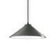 preview thumbnail 29 of 64, Justice Design Group Flare 1-Light Pendant Pewter Green/Dark Bronze/Black Cord