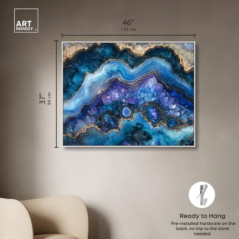 Galactic Geode II Canvas by Art Remedy