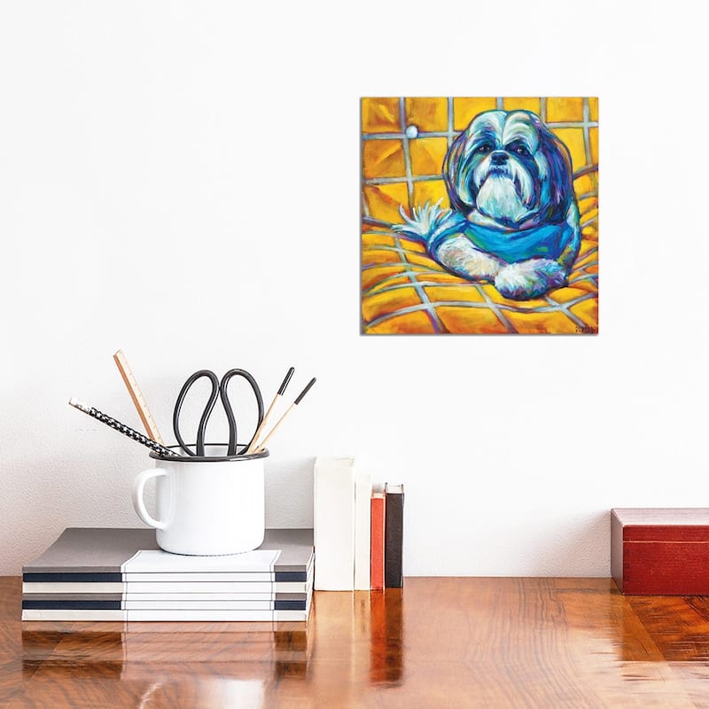iCanvas "Shih Tzu" by Robert Phelps Canvas Print - 12x12x1.5