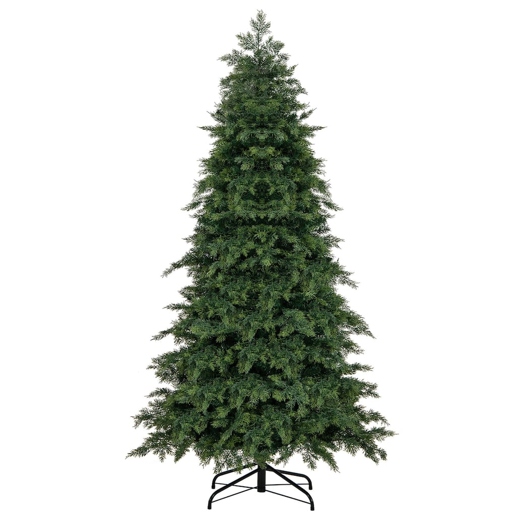 Gymax 6 FT Artificial Xmas Tree w/ 721 PE PVC Branch Tips & Folding - See Details