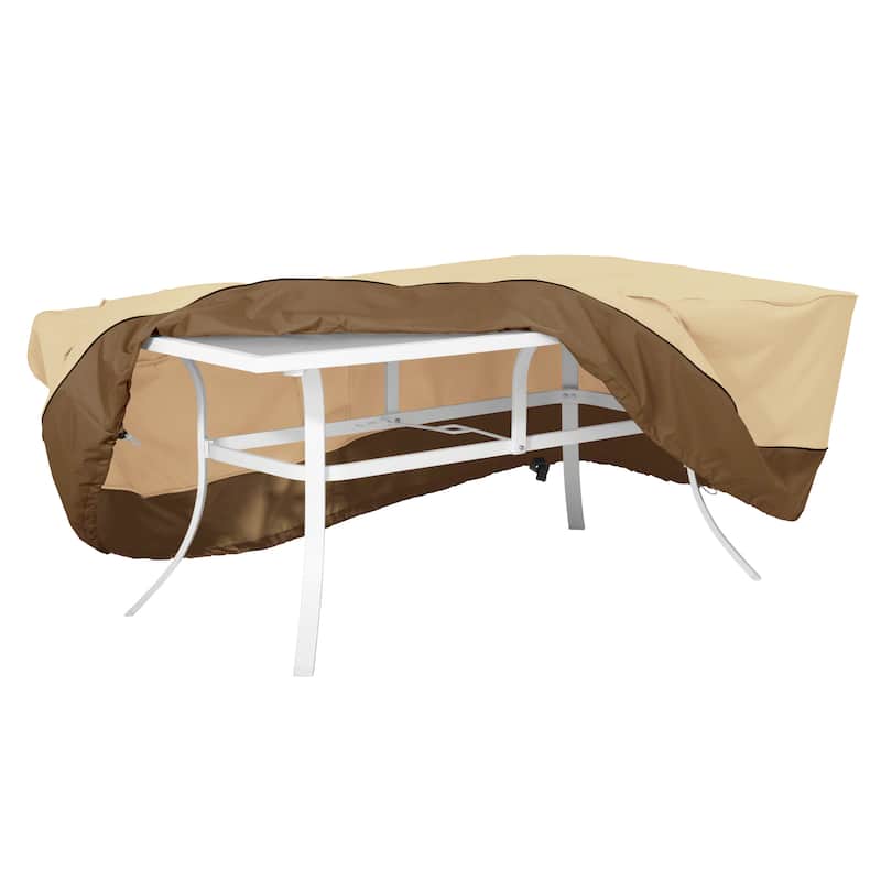Classic Accessories Veranda Water-Resistant 72 Inch Rectangular/Oval Patio Table Cover
