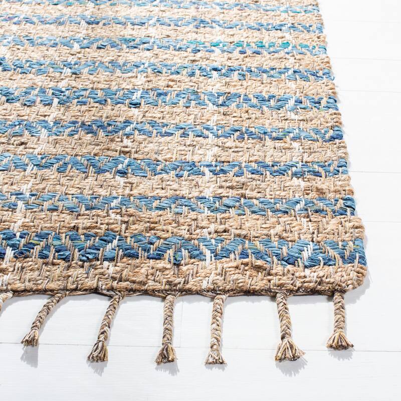 SAFAVIEH Handmade Cape Cod Lonnie Jute & Cotton Braided