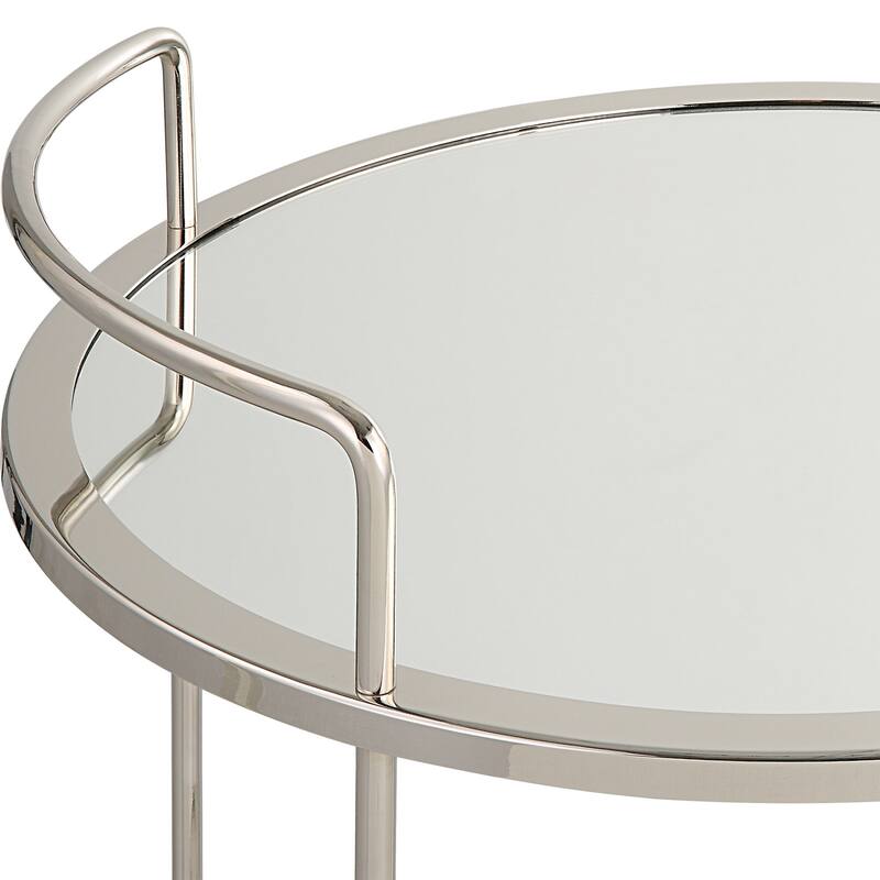 Uttermost 22895 18" Wide MDF and Steel Bar Cart