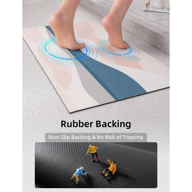 Bath Mat Rug-Thin Quick Dry