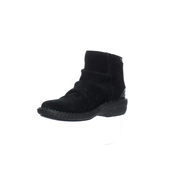 black suede ankle boots size 5