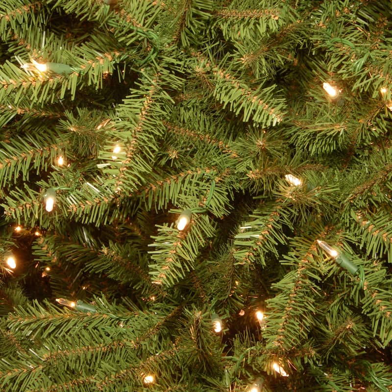 National Tree Dunhill 10 ft. Fir Tree with Clear Lights