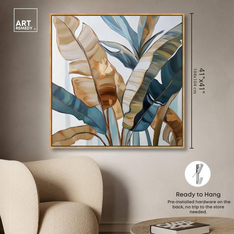 Paradise Fronds II Canvas by Art Remedy